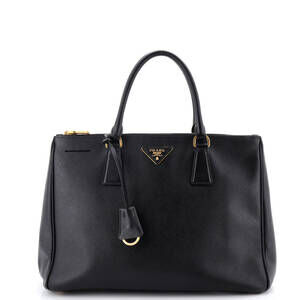 Prada Double Zip Lux Tote Saffiano #230036P11B